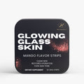 NeuroSelf Glowing Glass Skin Strips for skin, hair, and nail health, featuring clear, glowing strips on a neutral background.