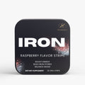 NeuroSelf iron strips supplement for vitamins and minerals, showing the label with product details and branding on the packaging.