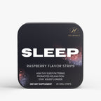 NeuroSelf Sleep Strips for relaxation, shown in packaging with the strips and label, designed to promote restful sleep and relaxation.