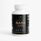 NeuroSelf NAD+ specialty supplement bottle with label featuring white and blue design, supplement facts, and brand logo.