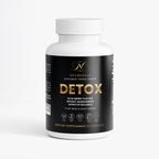 NeuroSelf Detox Formula digestive support supplement bottle with label showing ingredients and branding.