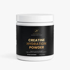 NeuroSelf Creatine Hydration Powder for muscle building, showing the label with orange and white packaging and product details.