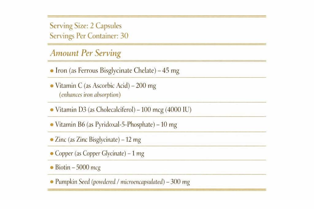 NeuroSelf Day supplement bottle with label, featuring natural ingredients and branding, on a neutral background.